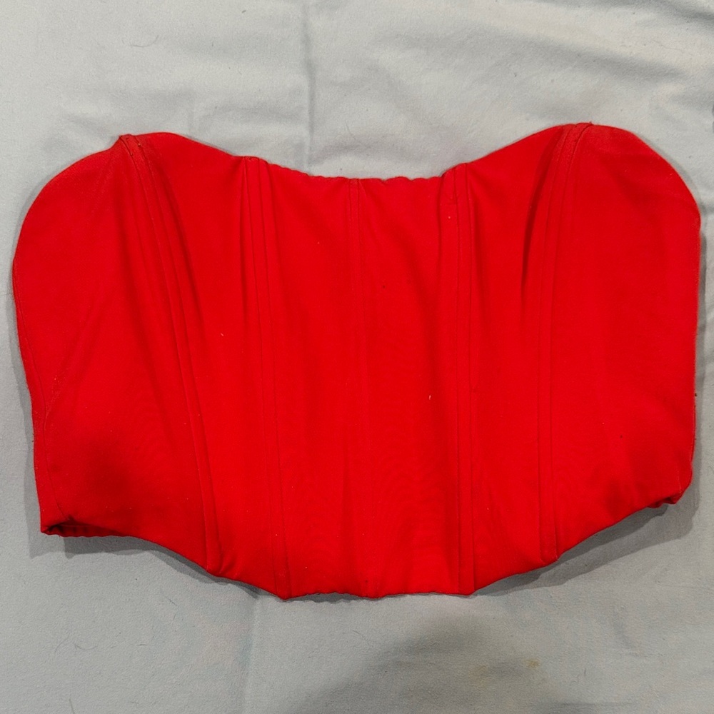 White Fox Boutique Red Strapless Bra